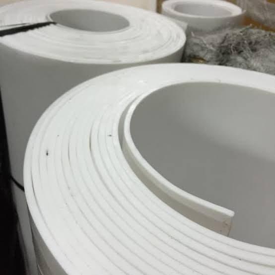PTFE TEFLON 40MM X 75MM X 123MM, PTFE TEFLON SHEET TAHAN PANAS