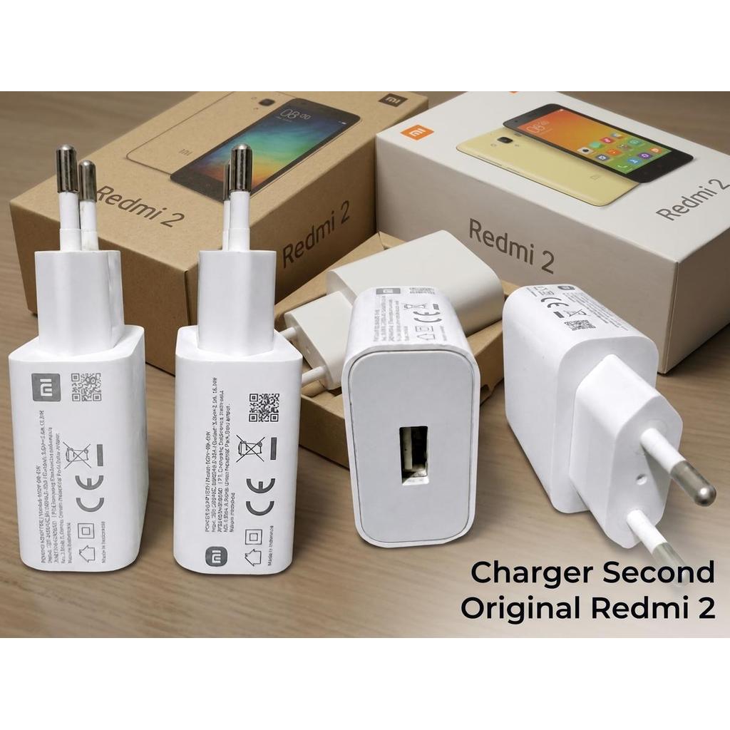 Charger Xiaomi MDY-09-EW Original Bekas 5V 2A 10W Redmi 2 Charger USB