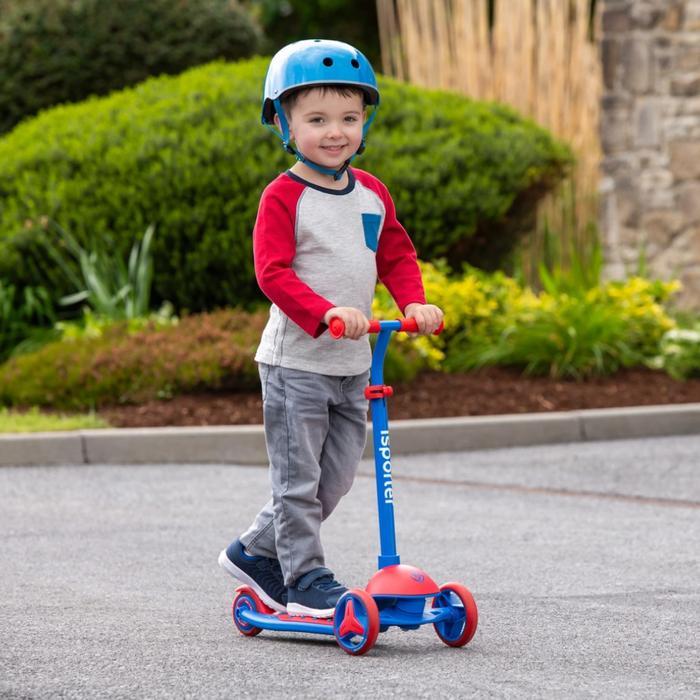 Paso Skuter Isporter M3Z - Merah/Biru Scooter Sekuter Mainan Anak Kendaraan Anak Ride On Mainan