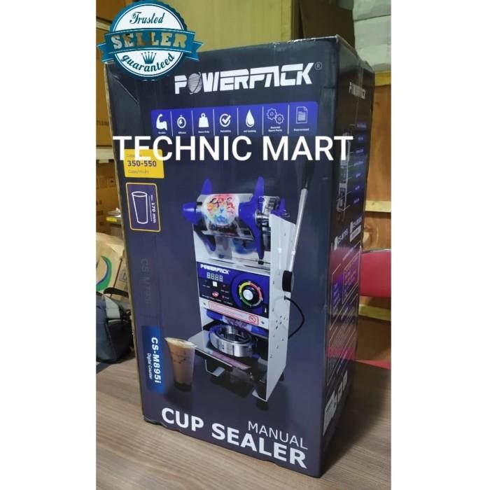 Cup Sealer Khusus Gelas Ukuran 22Oz Powerpack CS-M895i DIGITAL COUNTER