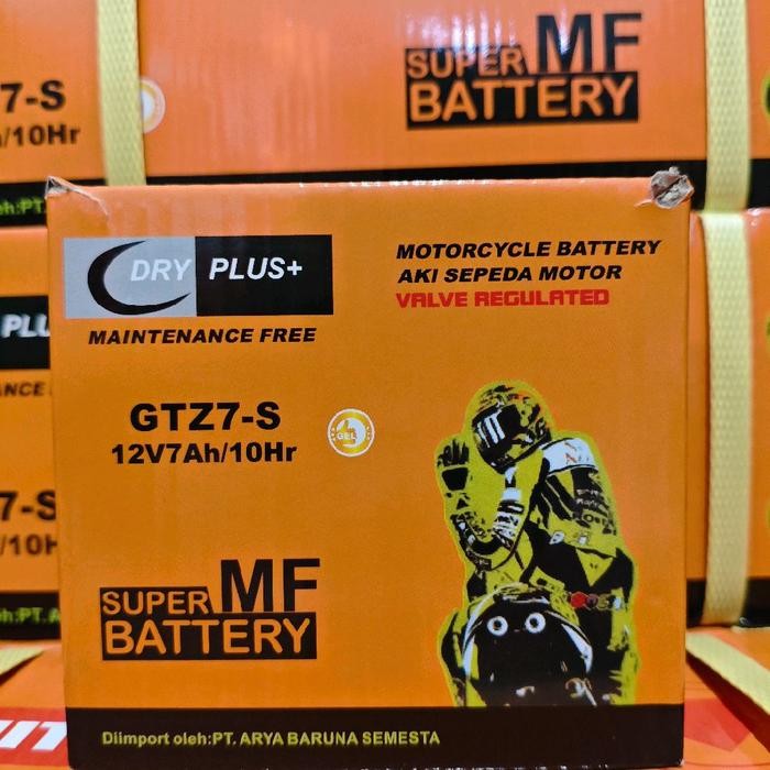 Daytona Indoparts - Aki Motor Satria Fu 150, New Nmax, Vario 150 Gtz7-S / Gtz7S 12V - 7Ah