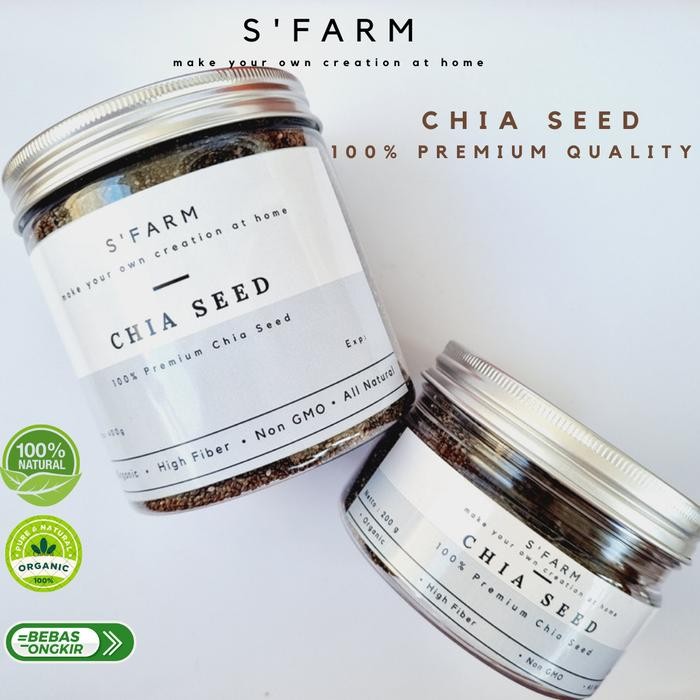 

TERLARIS C Seed Organik - Premium Organic Black C Seed - Kemasan Jar READY STOCK