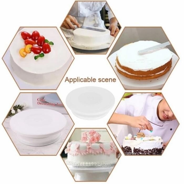meja putar kue tart - tatakan dekorasi kue
