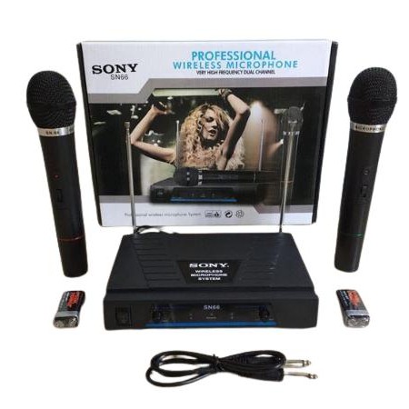 SONY SN-66 Mic Werles DoublSONY SN-e Mic SUARA MANTAP HARGA TERJANGKAU