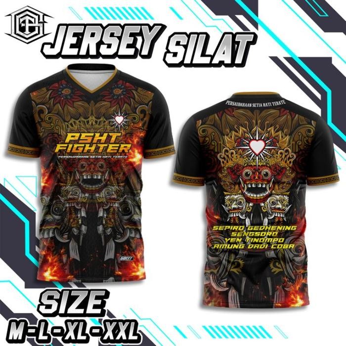 KAOS JERSEY PSHT TERBARU//KAOS JERSEY PSHT MOTIF BALI//KAOS