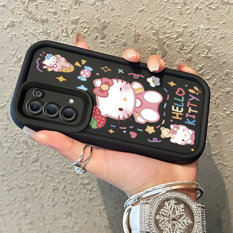 Casing Hp OPPO Reno 4 4G Reno4 Reno 4 5G Case Casing Kartun Strawberry pola HP Kasing Silikon Softca