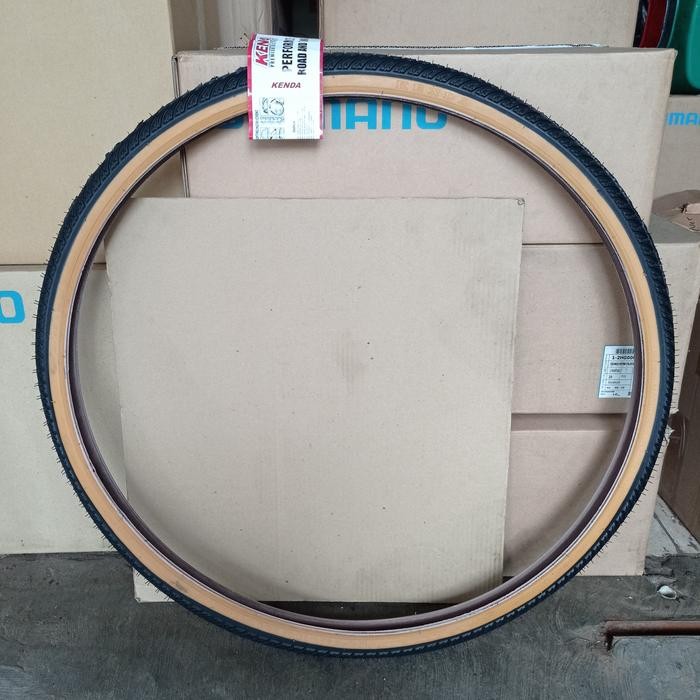 Ban Luar 700C 700 X 38/38C 700X38 700X38C Kenda Gum Tan Wall Tanwall