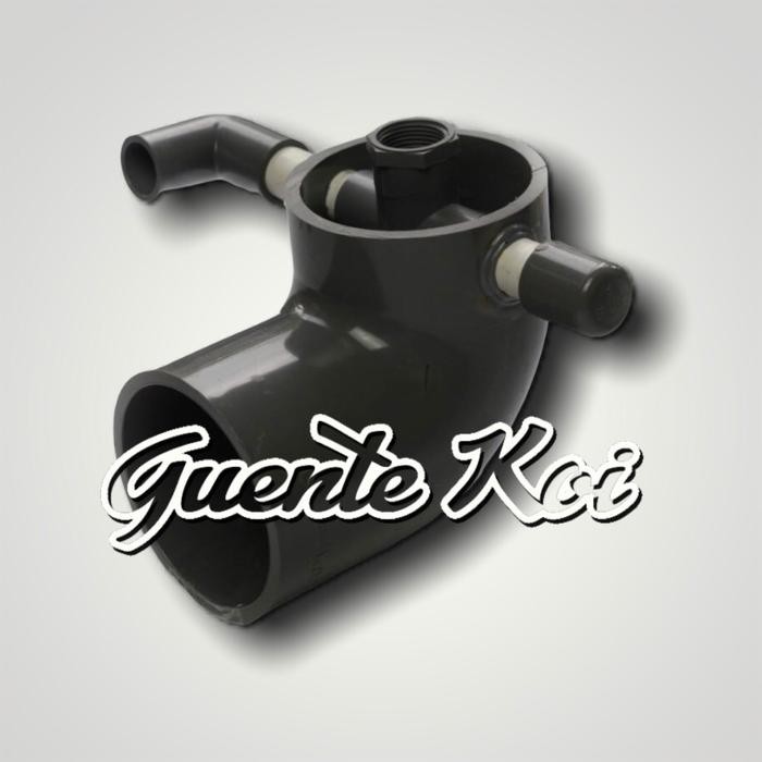 BOTTOM DRAIN TIPE L 3 INCH DAN AIR DIFFUSER KOLAM KOI