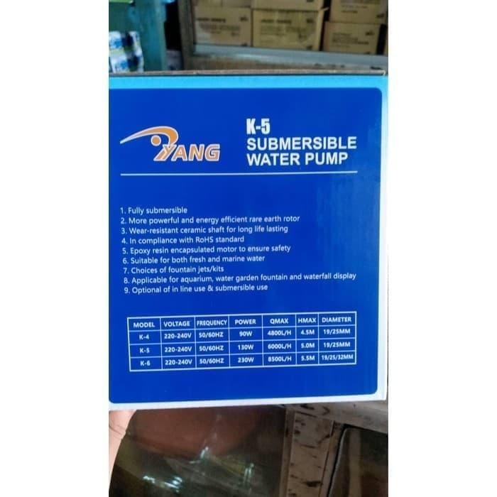 YANG POWER HEAD KOLAM K-5