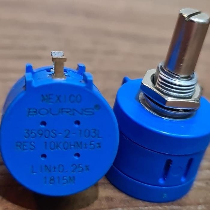 POTENSIO 10 PUTARAN 10 K OHM MERK BOURNS