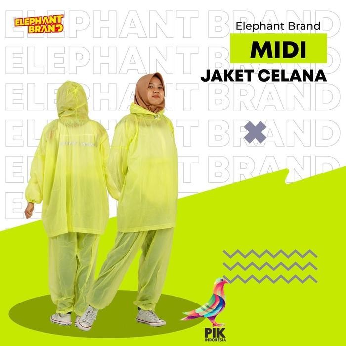 Jas Hujan Midi (Elephant Brand)