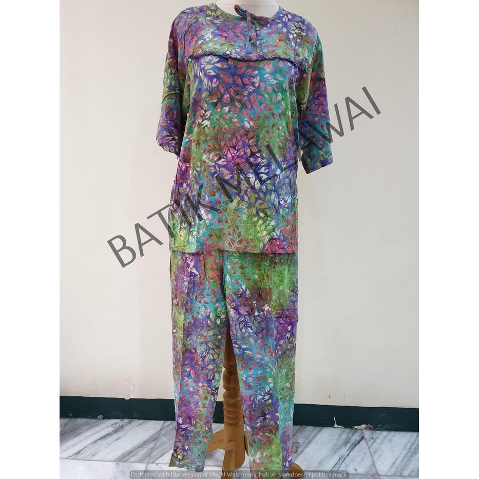 ASLI Setelan Batik PREMIUM SUNAN celana panjang tangan 3/4 SP AR DGP READY STOCK