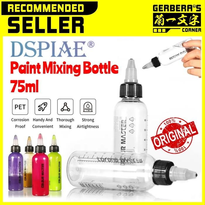 

Pilihan- Dspiae Spare Bottle 75Ml Paint Mixing Bottle Botol Kosong Cat