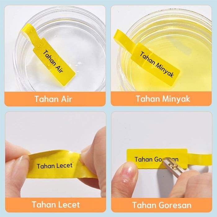 

NIIMBOT B1/B21/B21Pro/B31 Stiker Stiker Label Kabel Jaringan Kertas Label Kabel Tahan Air Kertas