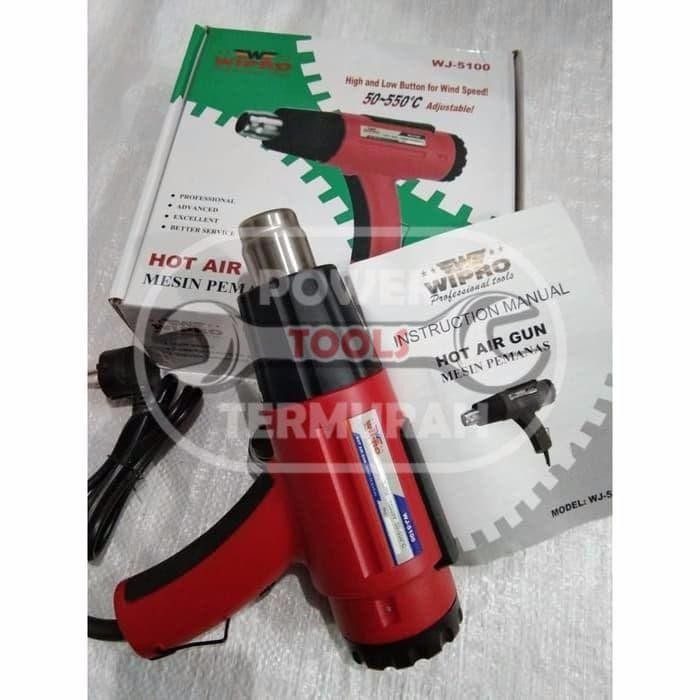 Mesin Heat Gun Wipro Hot Gun Wipro Tutup Air Galon Riben Mobil Wj 5100