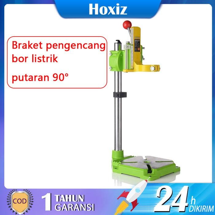 Stand Dudukan Bor / Drill Stand Stand Mesin Bor Tangan Stand Drill Alu