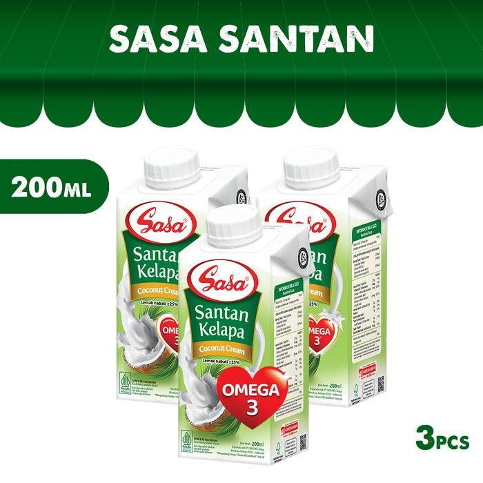 

ORIGINAL SASA Santan C 200ml - 3pcs READY STOCK