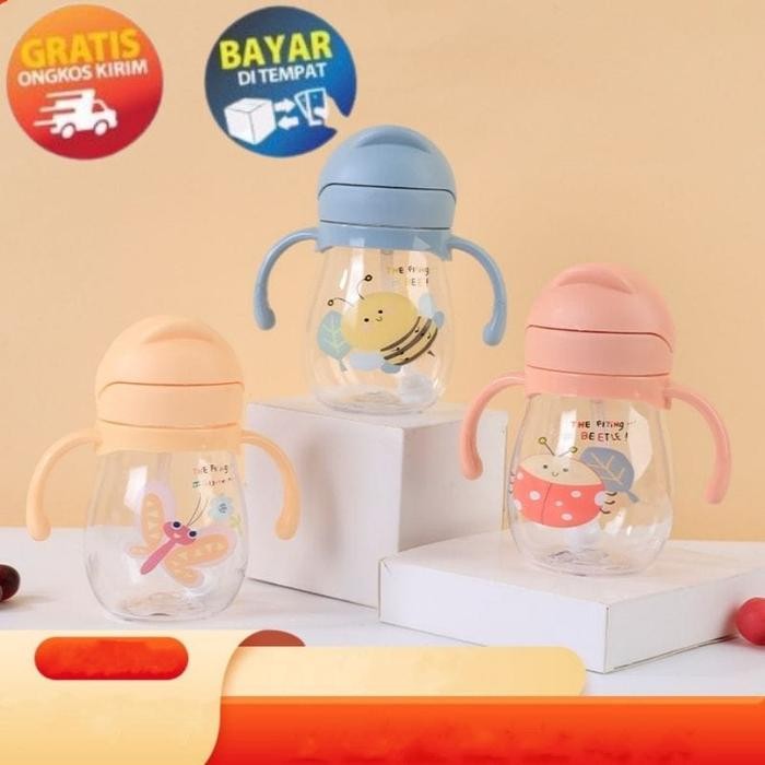 

KP137 - BOTOL MINUM ANAK SEDOTAN LUCU BOTOL MINUM BAYI TRAINING CUP BABY BOTOL MINUM KARAKTER ANTI
