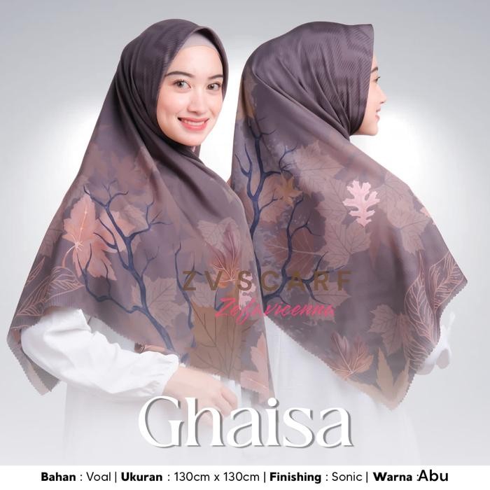 TERMURAH VOAL SUBLIM PREMIUM ULTRAFINE - Kerudung Segi Empat Voal Motif Syari READY STOCK