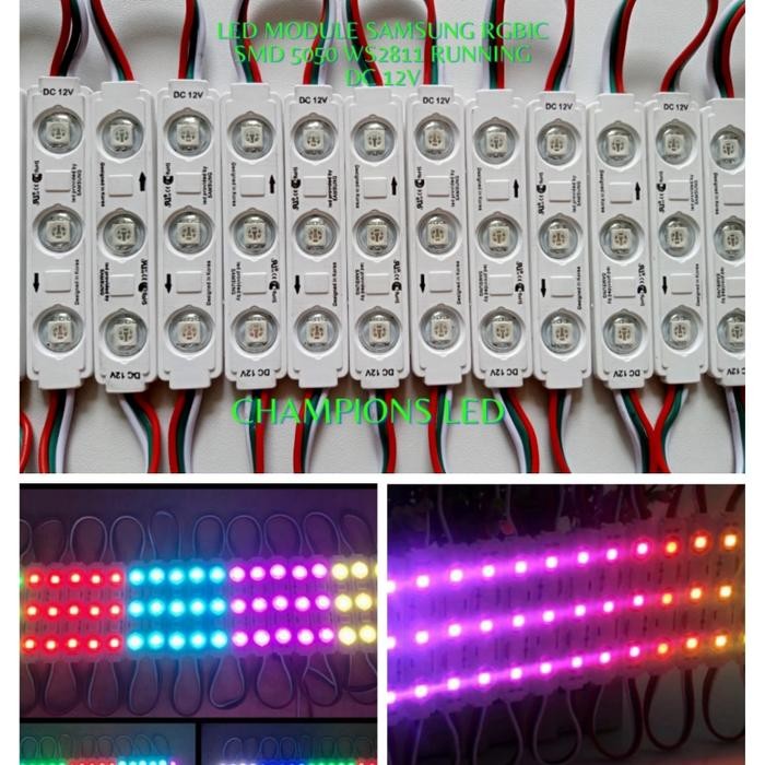 Led Module Samsung Smd 5050 Rgbic Ws2811 Dc 12V Ip68