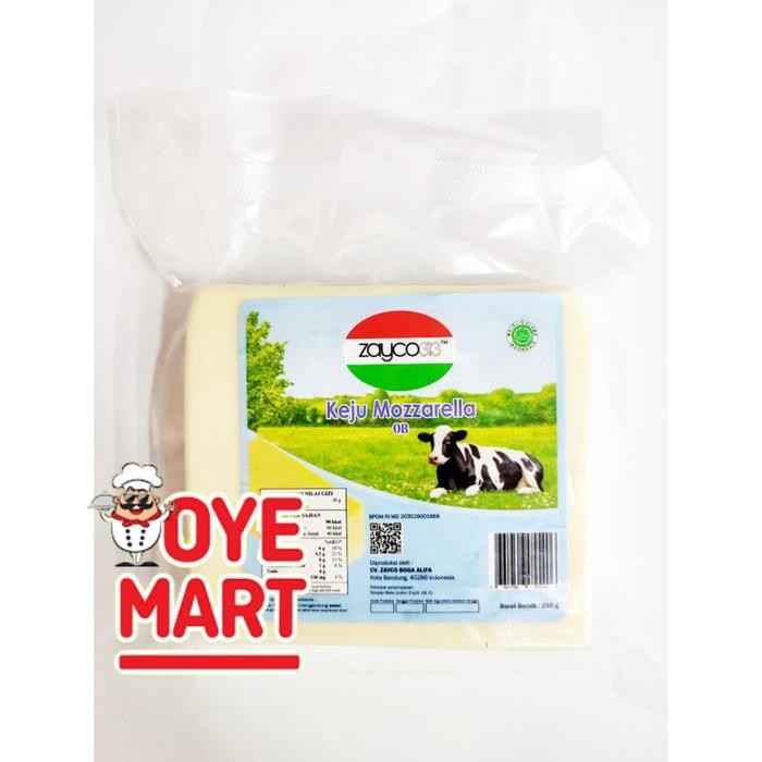 

Pilihan- Zayco313 Keju Mozzarella Ob 200Gr / Mozarella Cheese