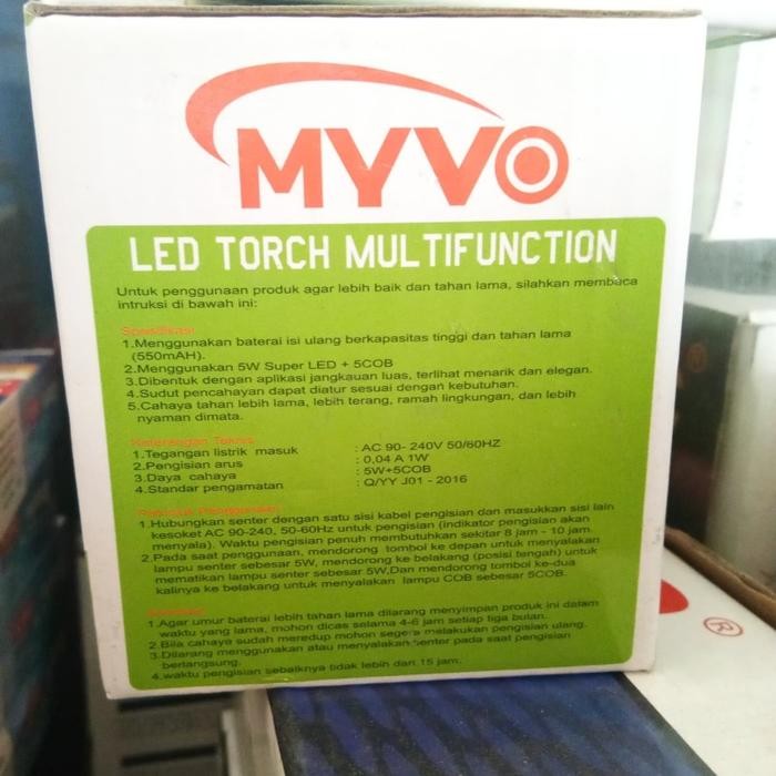 Khusus Gosend Senter Tangan Led Multifungsi Myvo Ms 9002/ Bestlife Bl-Fw112