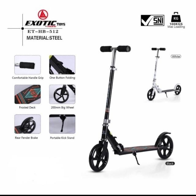 Scooter Skuter Otoped Anak dan Dewasa EXOTIC