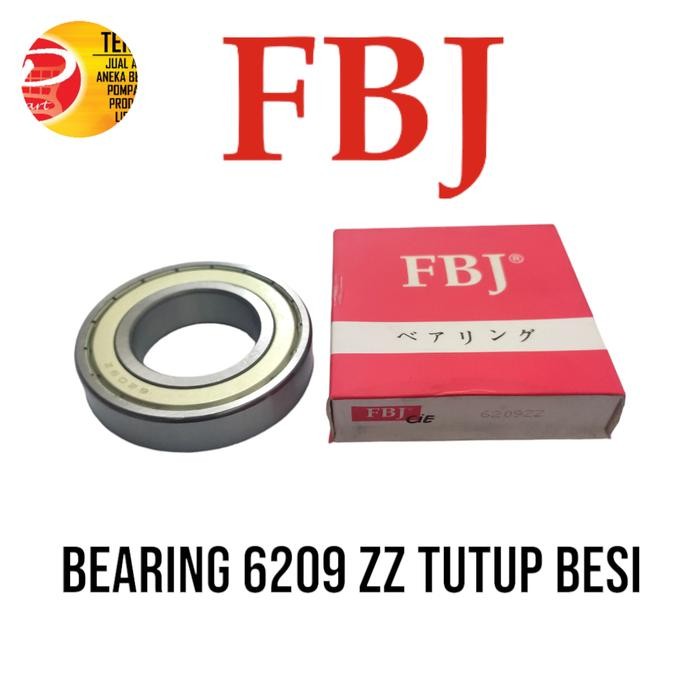 Fbj Bearing 6209Zz - Bearing 6209 Zz Fbj Tutup Besi