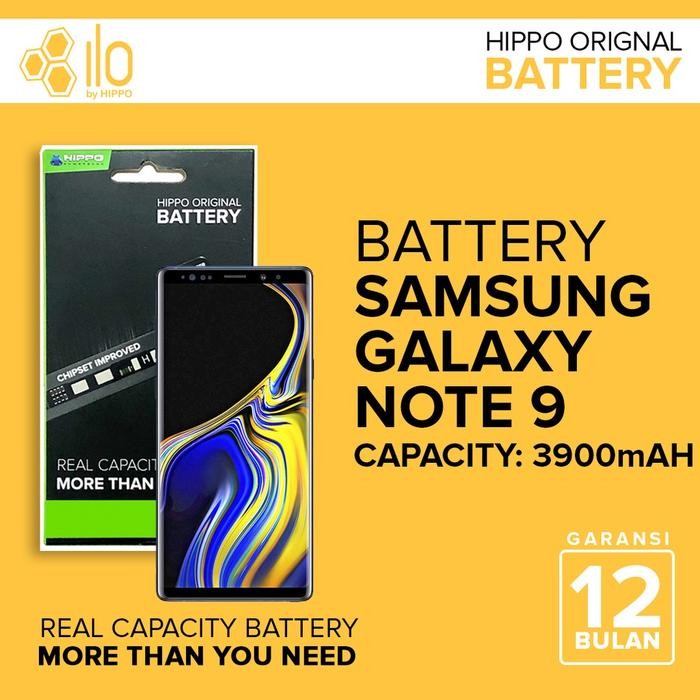 Hippo Baterai Samsung Galaxy Note 9 (N960) 3900mAh Ori