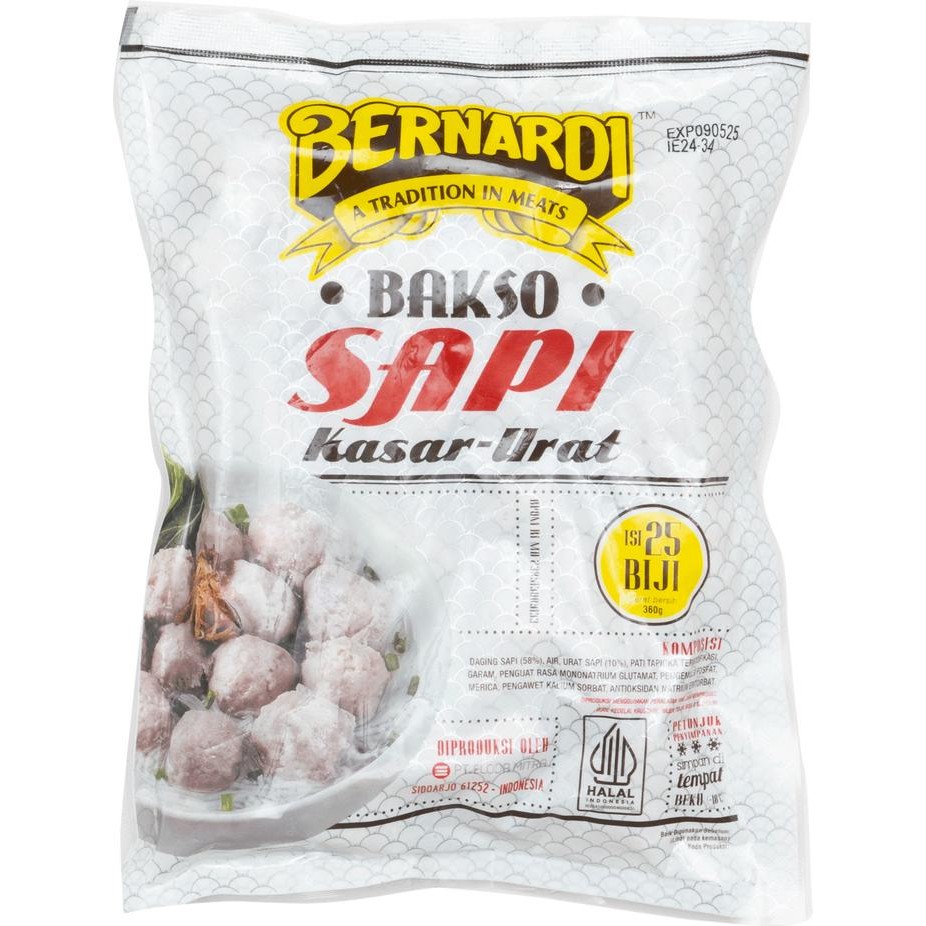 

Pilihan- Bernardi Bakso Sapi Kasar 25 Bj