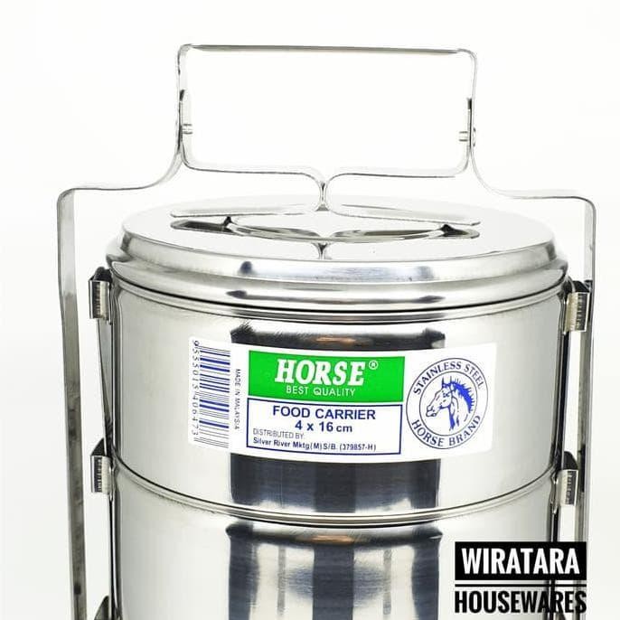 Rantang Bekal Catering Rantangan Stainless Steel 4 Susun Horse