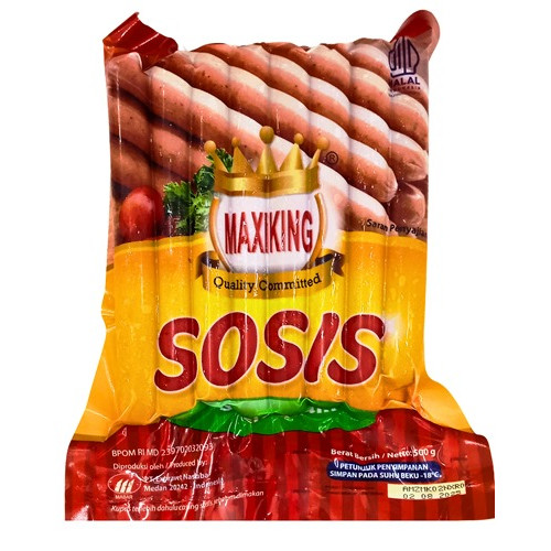 

S55858 MAXI KING FROZEN FOOD SOSIS AYAM 500GR MAJU BERSAMA (20250910)