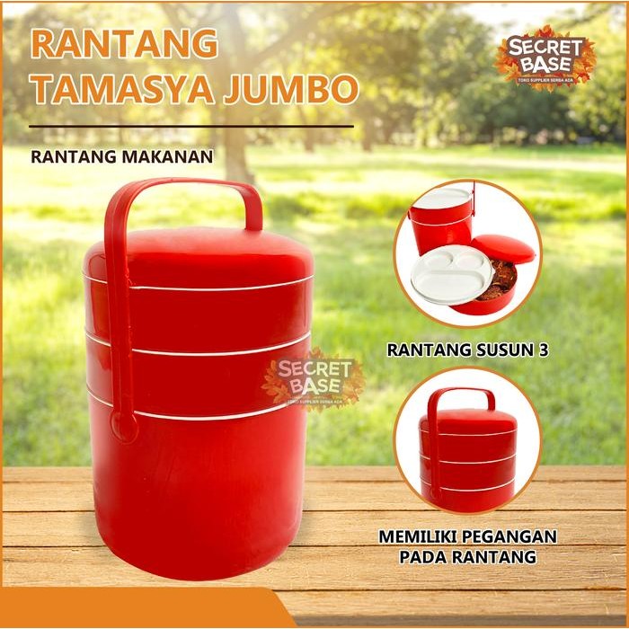 RANTANG TAMASYA JUMBO - Rantang Susun Plastik / Tempat Bekal Makan