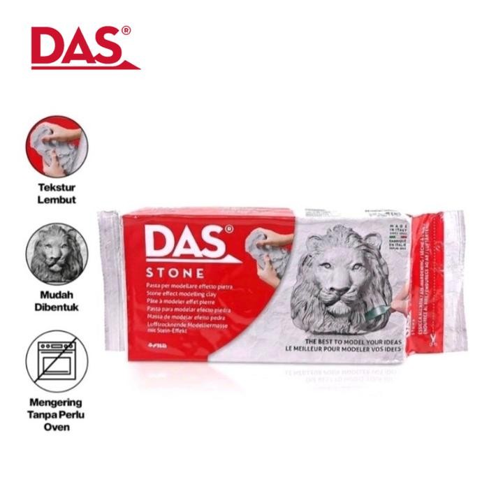 

Jual Rugi! Tanah Liat Das Stone 1Kg Modeling Clay Warna Abu Batu