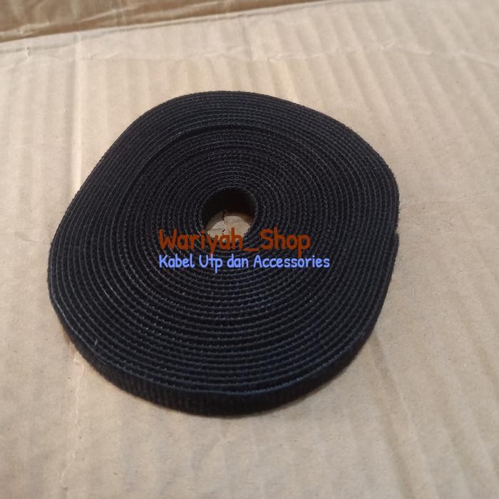 

Velkro Tape Hook & Loop Velkro Ties Pengikat Serbaguna @10 Meter