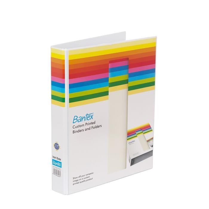 

OJ Bantex Insert Ring Binder 4 Ring A4 White