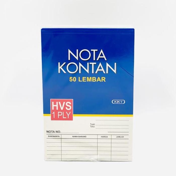 

OJ (1 Pack) Nota Kontan Kiky Kecil K1 1 PLY / 1 Rangkap