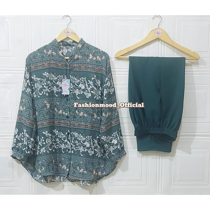 Pilihan- Aleva One Set Rayon Crinkle Airflow // Setelan Rayon Crinkle// Dress Rayon // Harian