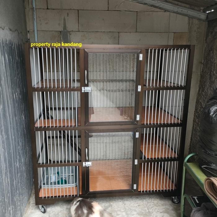 kandang kucing besar tingkat