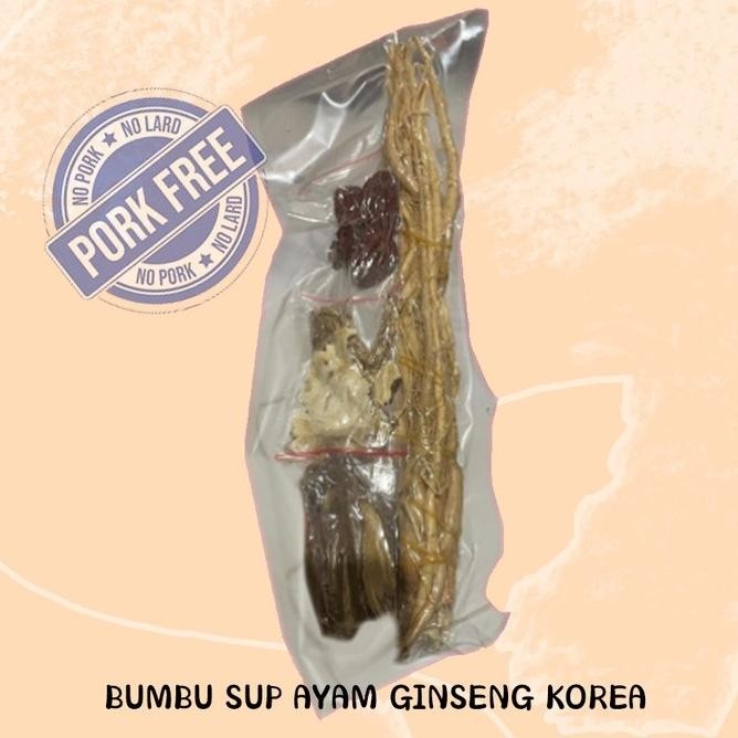

Stok Baru Bumbu Rempah Samgyetang (Sup ayam ginseng Korea) Kemasan Repack