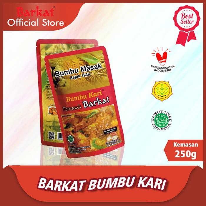 

Stok Baru Bumbu Masak Kari Barkat 250 gram Harga 1 pcs Rempah Asli Sejak 1939