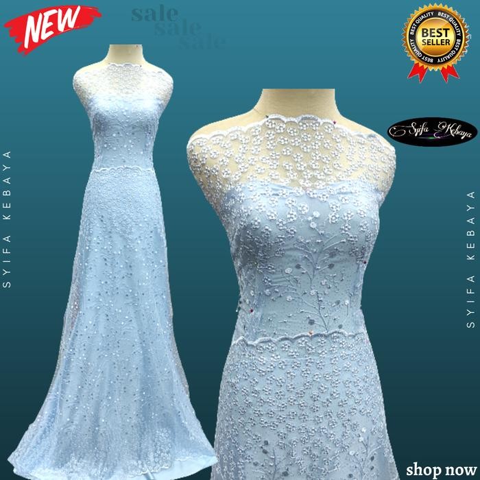 Pilihan- Kain Brokat Tile Bordir Motif Sakura. Tulle Brukat Bordir. Burkat