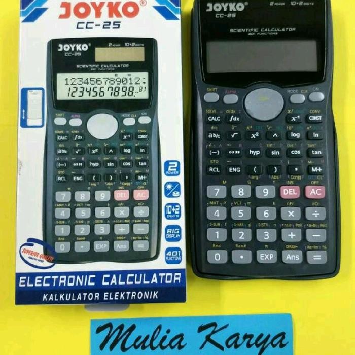 

TERBARU! Calculator Joyko tipe CC 25 Scientific Kalkulator Joyko cc 25