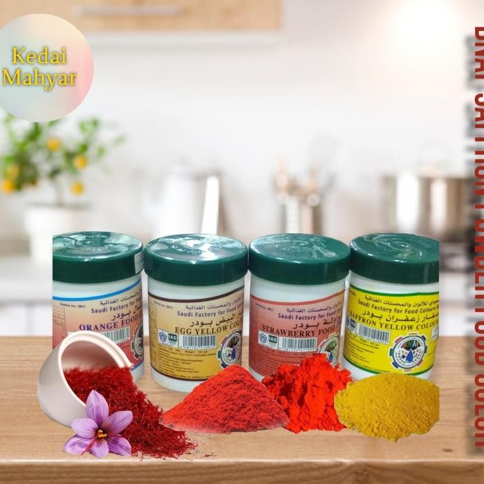 

Stok Baru Saffron Bubuk saudi food colours