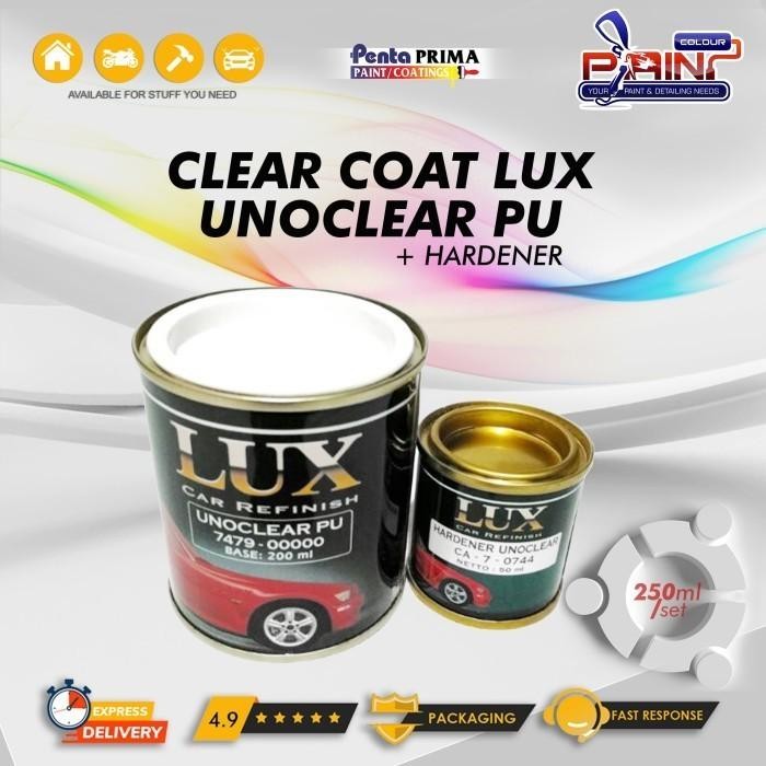 Pilihan- Clear / Pernis Lux Gloss 1/4 0.25 Lt Penta Super Gloss