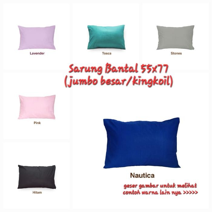 New Sarung Bantal ukuran King Koil / jumbo, Katun Lokal