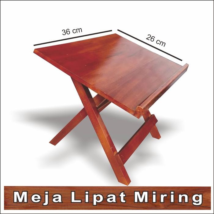 New Meja Lipat Miring Meja Ngaji Rehal Al Qur'an Miring