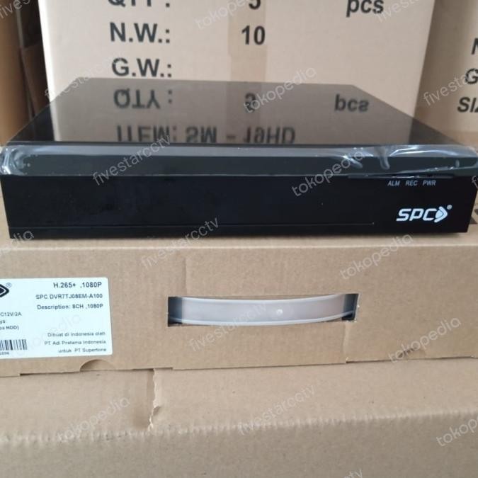 DVR SPC 8CH FULL HD 1080P 5 IN1 SUPPORT CAMERA HDTVI, AHD, HDCVI, CVBS