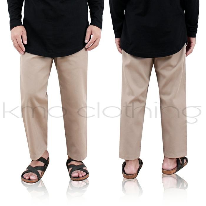 Pilihan- Kmo Celana Sirwal Pria Muslim Celana Cingkrang Katun Dewasa Syari M Celana Panjang