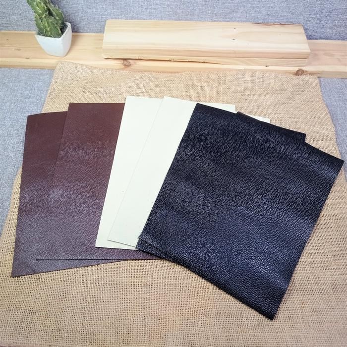 Pilihan- Bahan Kulit Sapi Lembaran Motif Kulit Jeruk